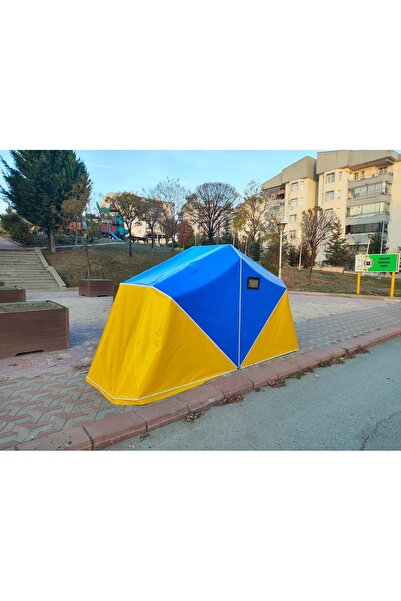 imperial us Motosiklet garajı "küçük boy" sarı lacivert çantasız motosikletle...