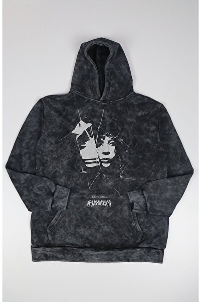 Fuddy Moda سويت شيرت للجنسين من ليدي غاغا مطبوع بغطاء رأس قابل للغسل، هودي عت...