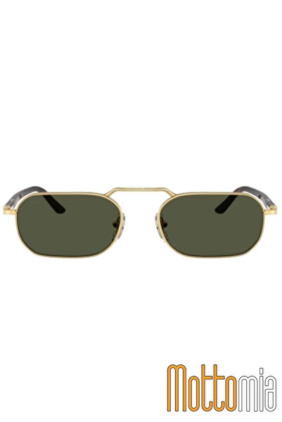 mottomia Eşref Tek Premium Sunglasses with Metal Frame Dark Brown Bone Handle