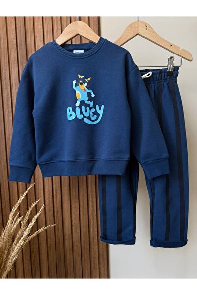 Wind Baby Erkek Çocuk Bluey Baskılı 2’li Takım