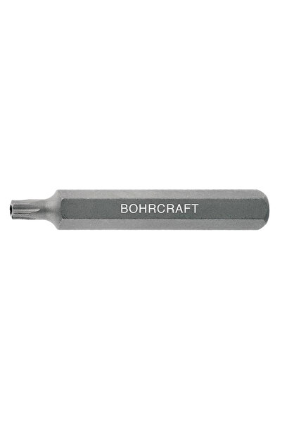 Bohrcraft Bit cu profil TORX® cu gaura (pentru pin de siguranta) prindere hexagonala 10 mm Forma C10, TR45
