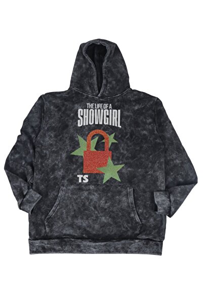 Fuddy Moda سويت شيرت TS Star Showgirl مطبوع بغطاء رأس للجنسين قابل للغسل، قصة...