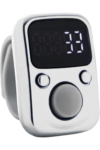 PopZa Digital Tasbeeh Zikr Counter Ring With LCD Display Screen