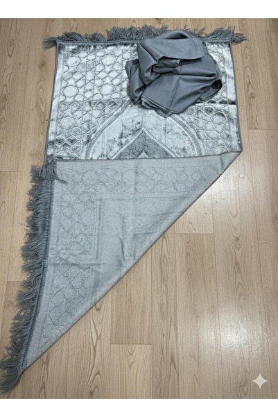 BADELTA Silk prayer mat set with prayer shawl and rosary