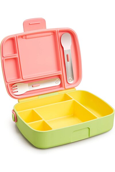 fulina Lunch Bento Box, Colorful, Five compartments, Durable BPA-Free, for Kids and Toddlers