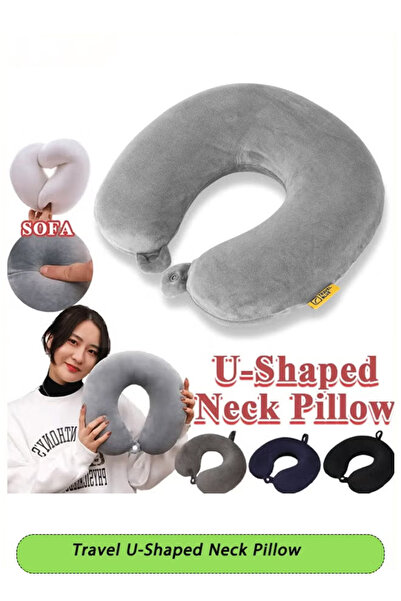 Generic Travel neck pillow filled with U-shaped memory foam, suitable for sleep and neck support