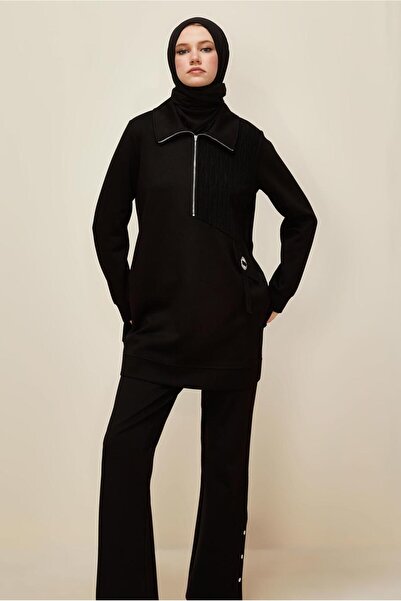 Alvina Shirt Collar Tracksuit Tunic 46041