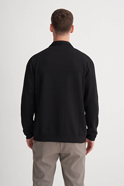 Cazador Black Men's Cardigan 53165