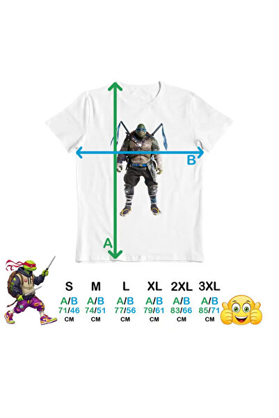 OEM Men's T-Shirt Teenage Mutant Ninja Turtles Leonardo Ninjutsu Mutant