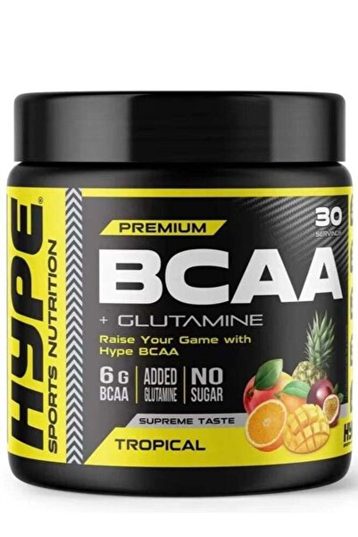 Hype Premium BCAA Glutamine Tropical Flavour 30 Servings 300g