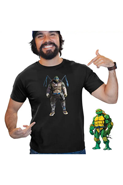 OEM Men's T-Shirt Teenage Mutant Ninja Turtles Leonardo Ninjutsu Mutant