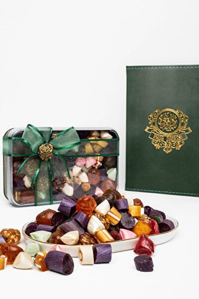 Paşa Dairesi سكر أكيد مختلط في علبة هدايا معدنية بتصميم عتيق 250 جرام