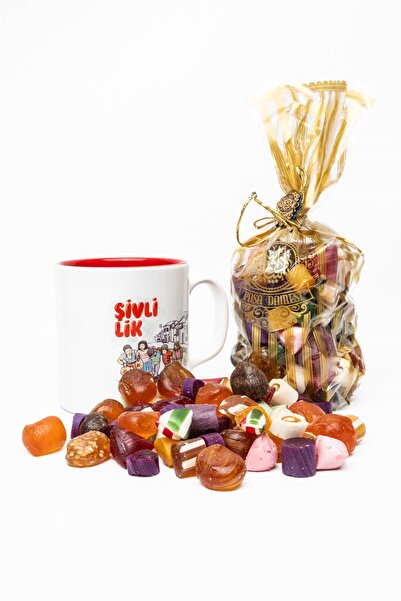 Paşa Dairesi Karışık Akide Şekeri Konya Şivlilik Tasarımlı Kupa Bardakta 250 gr