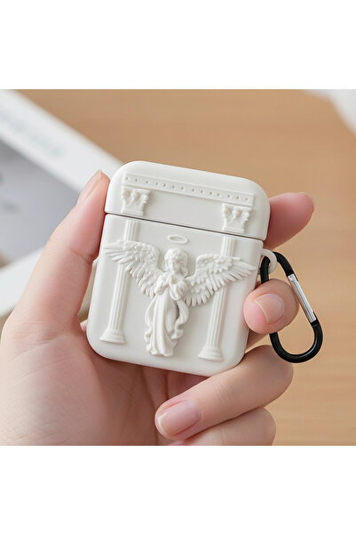 CaseOnn حافظة Apple AirPods 1/2.الجيل أنتيك أنجل بيج