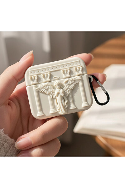 CaseOnn حافظة Apple AirPods الجيل الثالث باللون البيج العتيق