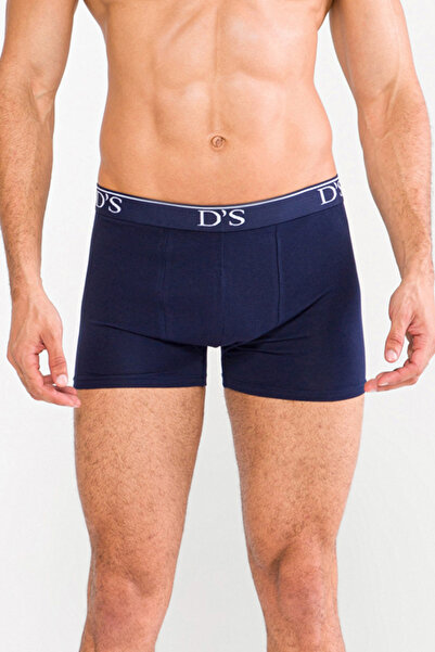 D'S Damat Ds Damat Genç Regular Cotton Boxer Dark Blue
