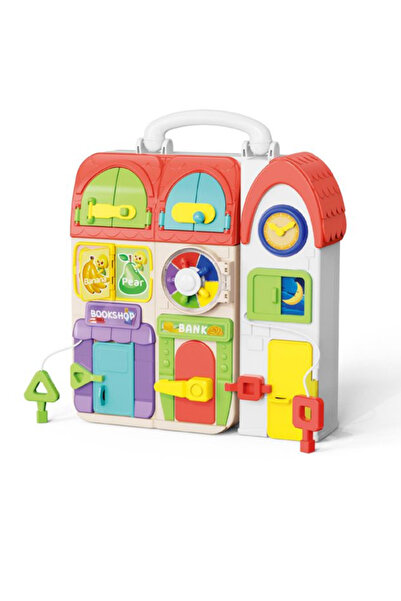 Creative World Toys Busy Board Montessori 20 în 1 cu muzică și lumini