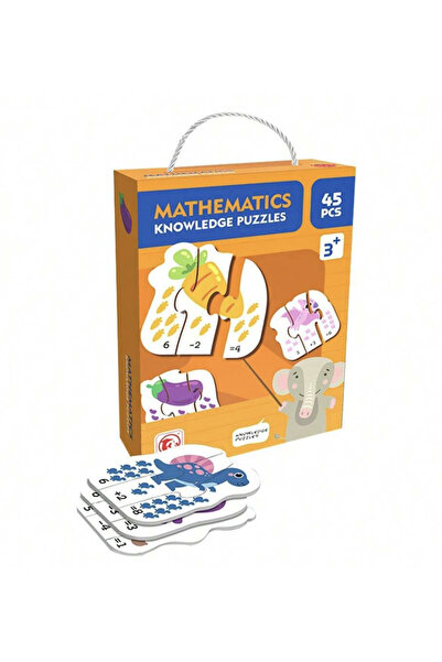 Krista Puzzle educativ cu 45 de piese mari Matematică - Învățarea adunării pr...