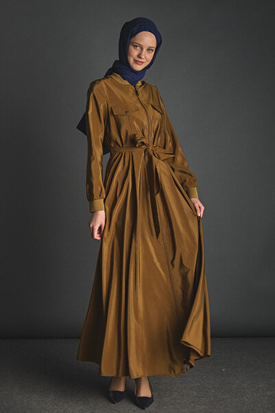 Setrms Kuşaklı Bomber Elbise