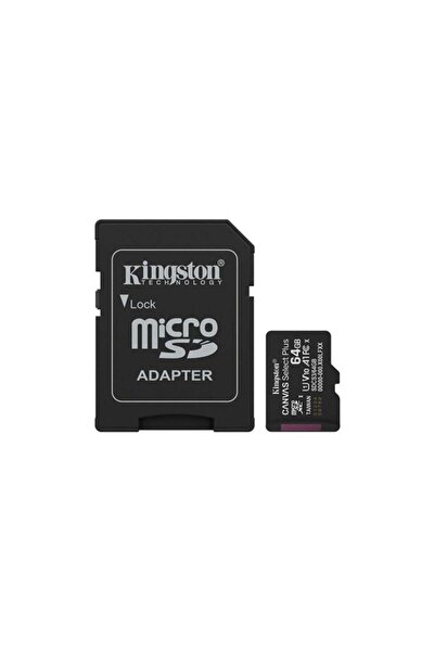 Kingston 64 GB CANVAS SELECT PLUS MICRO SD CARD CL10 SDCS3/64GB