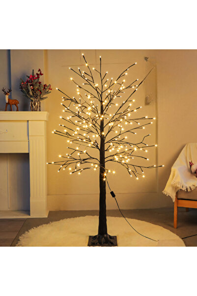 Amigo Decorative Tree 160cm - Artificial Fir with Thin Branches and Warm White LED