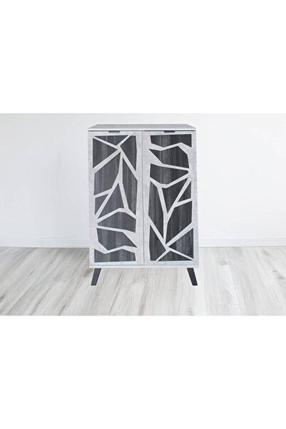Al Saada Home Limited Quantity Multi-purpose Shoe Cabinet 80×35×110 - Grey