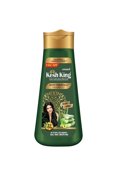Emami Kesh King Anti-Hair Fall Shampoo With Goodness of Aloe Vera & 21 Herbs ...