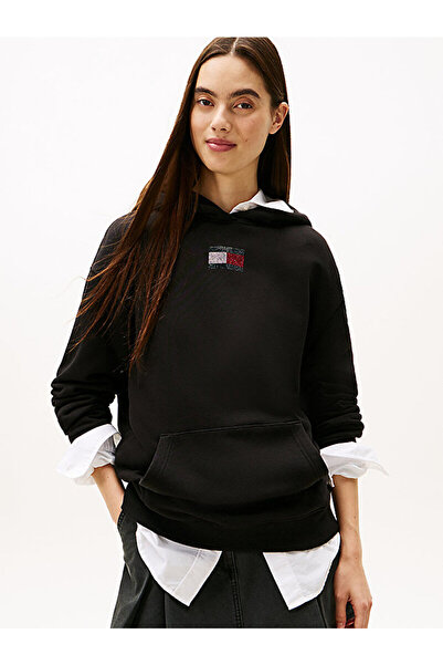 Tommy Hilfiger Diamante Flag Relaxed Hoody