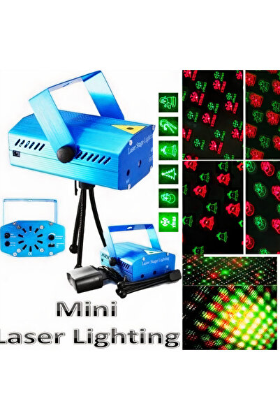 JML1 Mini proiector 10x11cm cu suport, jocuri de lumini