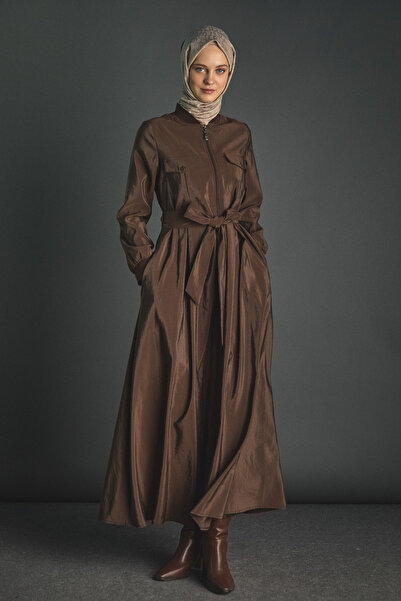 Setrms Kuşaklı Bomber Elbise