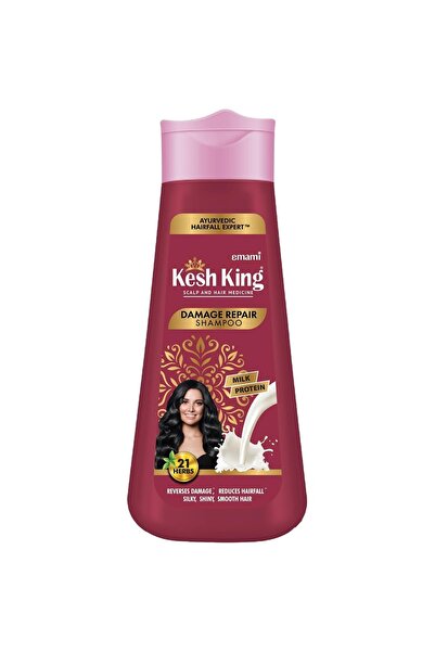 Emami Kesh King Damage Repair Shampoo with Milk Protein & 21 Herbs - Ayurvedi...