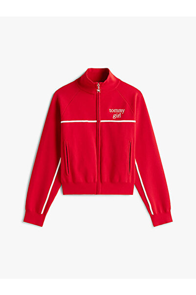 Tommy Hilfiger Tommy Girl Logo Knit Track Jacket