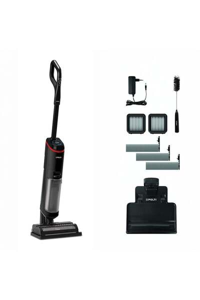 Polti RollySteam WD40C – Aspirator fără fir cu abur și umed-uscat, 450W, 14kPa