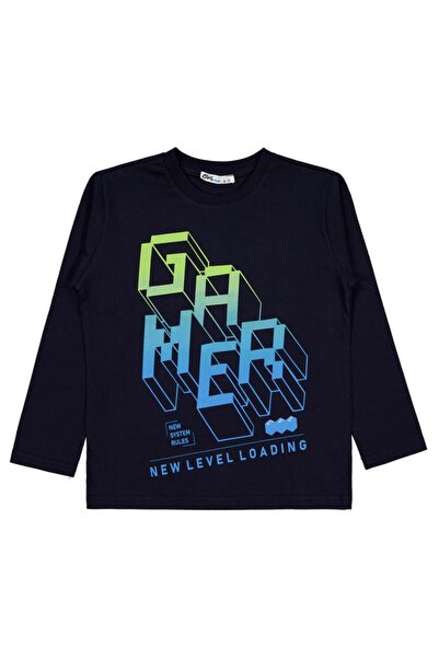 Civil Boys Hanorac cu imprimeu pentru gameri, pentru 6-9 ani - Bleumarin pent...