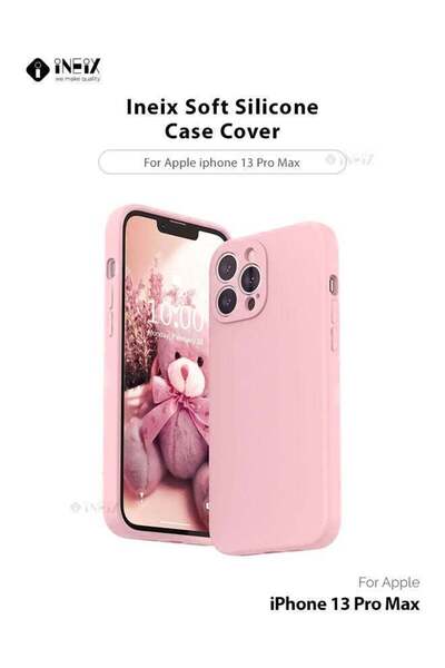 ineix Soft Silicone Case Cover For Apple iPhone 13 Pro Max