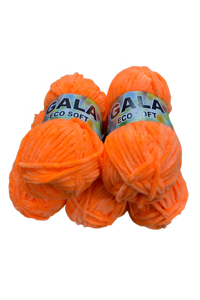 Gala Eco Soft Kadife Örgü İpi 5'li Set 500 gr