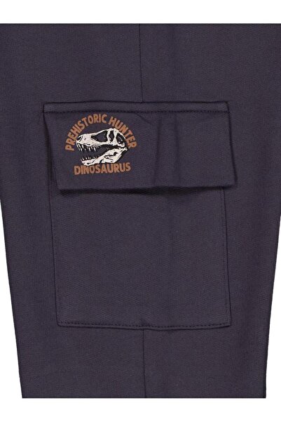 Civil Boys Cep Kapa Prehıstorıc Printed 10-13 Years Old Sweatpants - Gray 10-11 Years Old