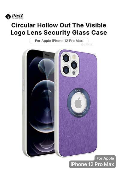 ineix غطاء حماية مع عدسة شعار مرئية لهاتف Apple iPhone 12 Pro Max