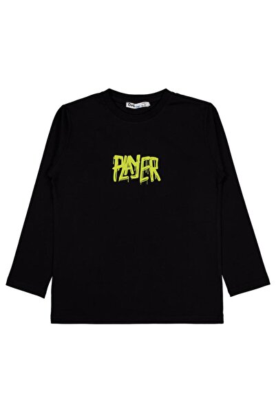 Civil Boys Player Printed 6-9 Years Old Sweatshirt - Black 8-9 Years Old