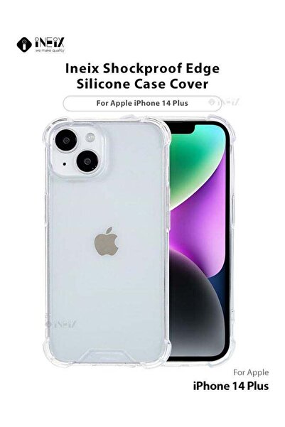 ineix غطاء سيليكون فائق المقاومة للصدمات لهاتف Apple iPhone 14 Plus