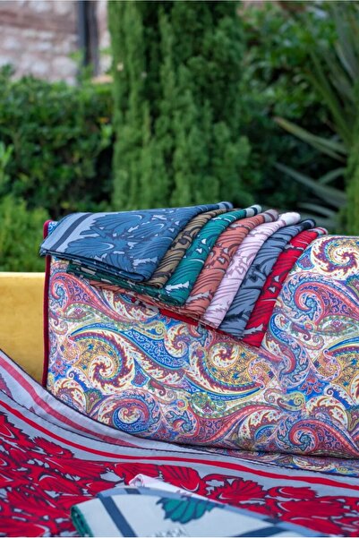 vavelli Yaprak Desen Yün Şal