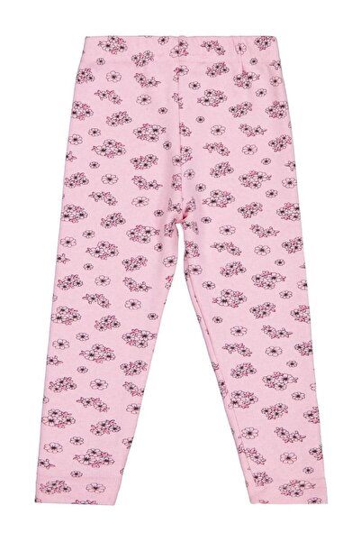 Civil Girls Crisp Floral Patterned Leggings for Ages 2-5 - Pink 2-3 Years