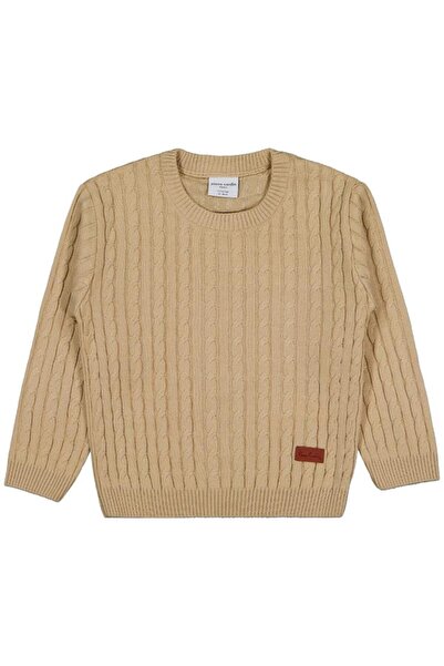 Pierre Cardin Crew Neck 2-5 Years Old Sweater - Beige 4-5 Years Old