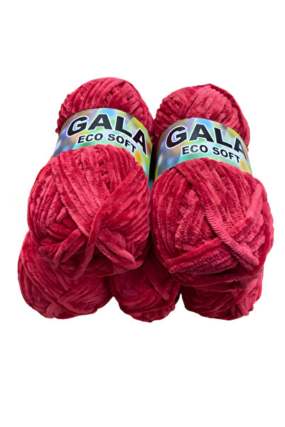 Gala مجموعة خيوط الحياكة المخملية الناعمة البيئية مكونة من 5 قطع 500 جرام