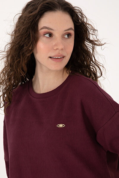 U.S. Polo Assn. Women's Burgundy Sweatshirt 50309454-Vr177