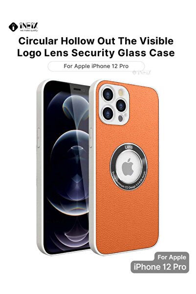 ineix غطاء حماية مع عدسة شعار مرئية لهاتف Apple iPhone 12 Pro
