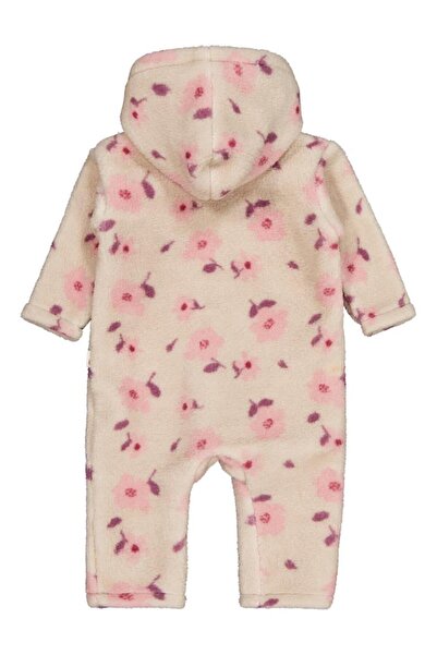 Civil Baby Flower Printed 6-18 Months Jumpsuit - Beige 6-9 Months