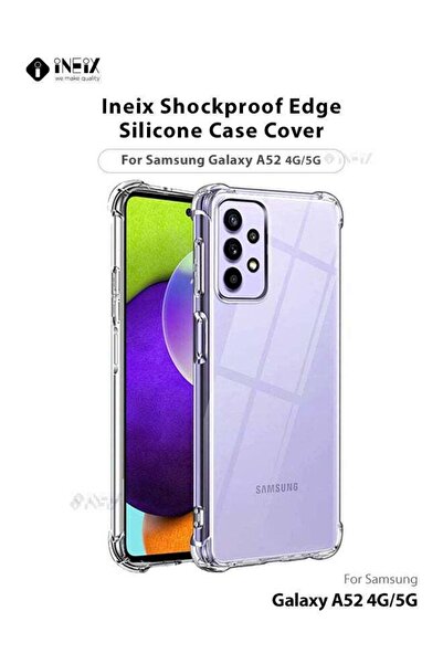 ineix غطاء سيليكون فائق المقاومة للصدمات لهاتف سامسونج جالاكسي A52 4G و5G