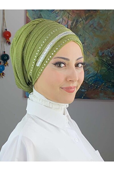 BUTİKAMBAR ŞERİT DETAYLI BONE ŞAL