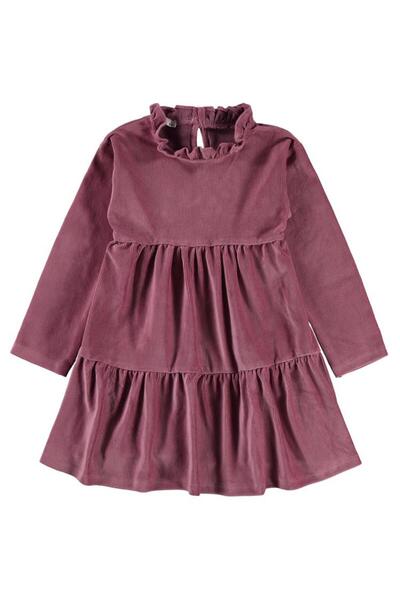 Civil Girls Katlı 6-9 Yaş Elbise - Pembe 9-10 Yaş